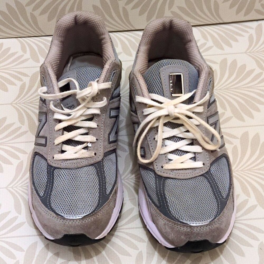 New Balance 990v5 Men’s Low Top size 10.5 Sneakers Gray Castlerock M990GL5